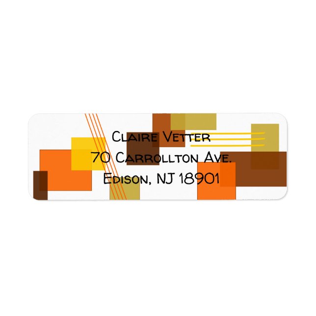 Abstract Rectangles and Lines  (Front)