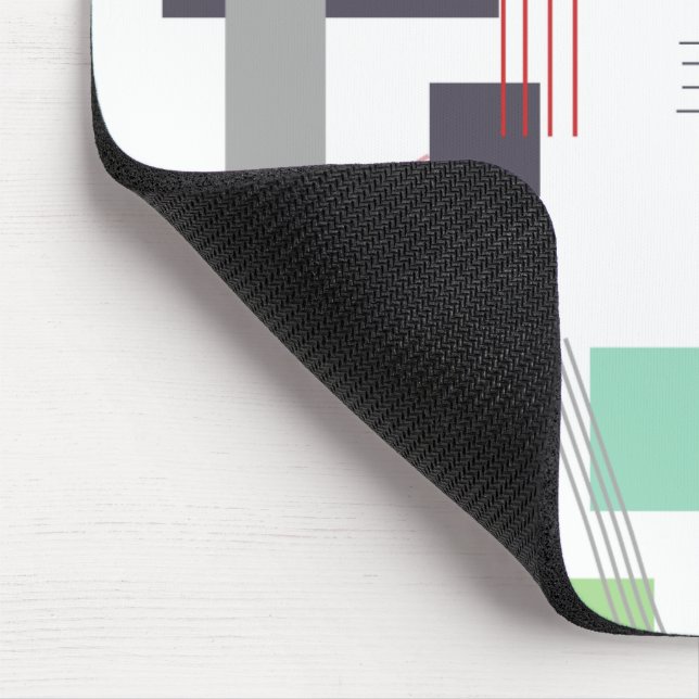 Abstract Rectangles and Lines  Mouse Mat (Corner)