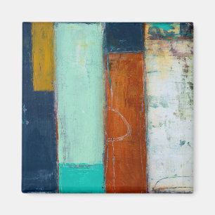 Abstract Rectangles Magnet