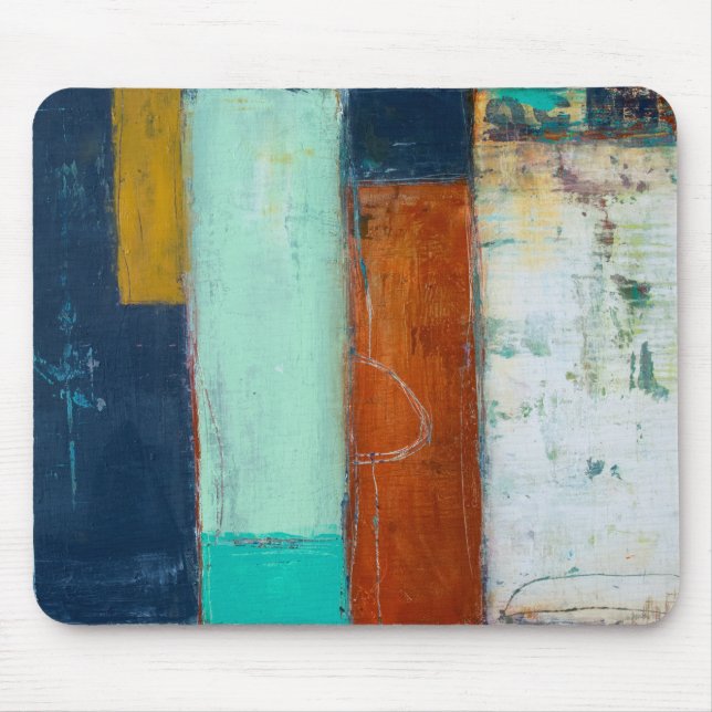 Abstract Rectangles Mouse Mat (Front)