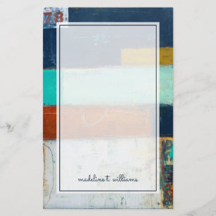 Abstract Rectangles Stationery