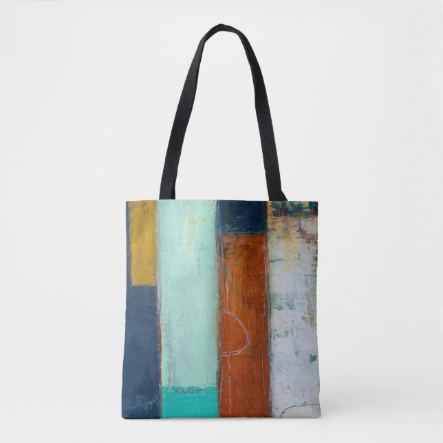 Abstract Rectangles Tote Bag (Front)