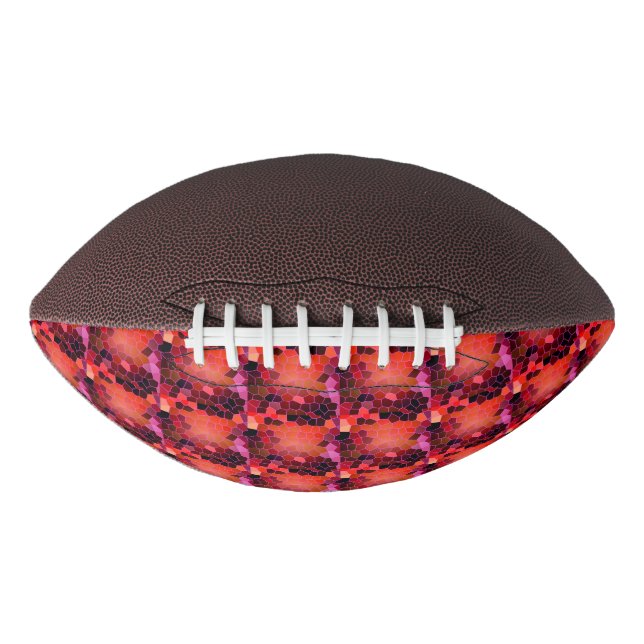 Abstract Red American Football (Front)