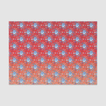 Abstract red and blue Christmas snowflakes