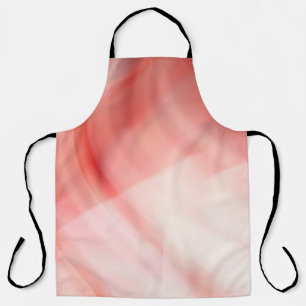 abstract red and pink background with white rings apron
