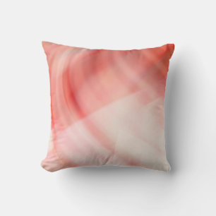 abstract red and pink background with white rings cushion