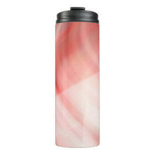 abstract red and pink background with white rings  thermal tumbler