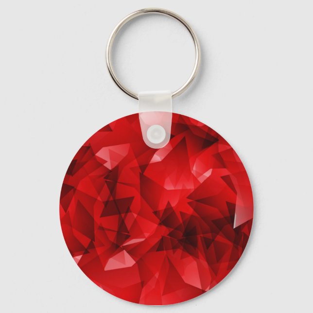 Abstract Red Background-51083 Key Ring (Front)