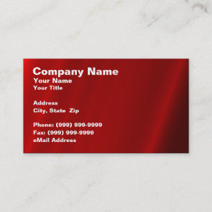 Abstract Red Curtain Business Card