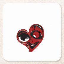 Abstract, red heart