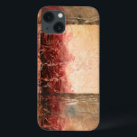 Abstract Red Landscape iPhone 13 Case<br><div class="desc">Ethan Harper painted this stunning abstract red landscape. A rectangular inset creates a lighter portion of the piece. A very sanguine piece,  order your copy today!</div>