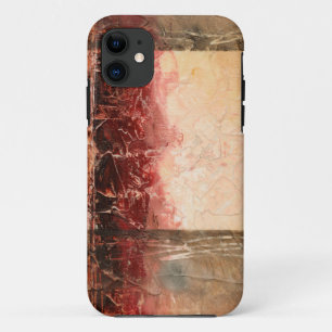 Abstract Red Landscape iPhone 11 Case