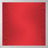 Abstract red monochrome halftone pattern. Soft cur