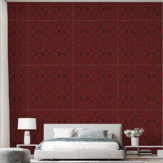 Abstract Red Stripes Wallpaper