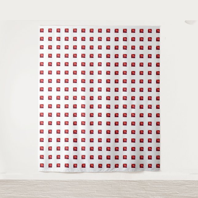 Abstract Red Tapestry (Front)