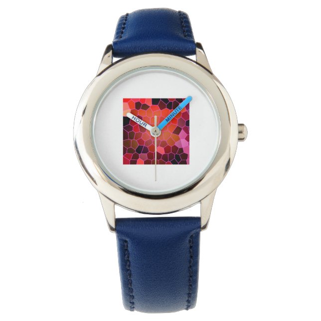 Abstract Red Watch (Front)