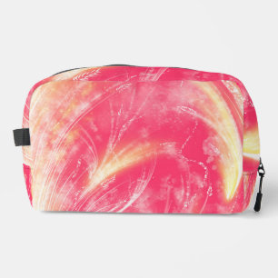 Abstract Red Yellow Dandelions & fireflies Dopp Kit