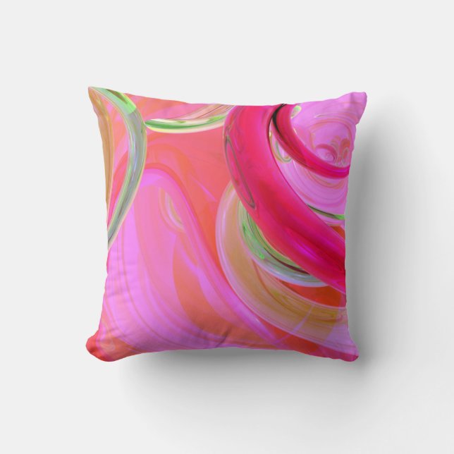 Abstract Reflection Design Cushion (Front)