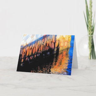 Abstract reflections card