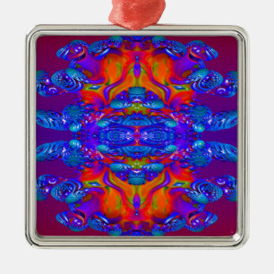 Abstract Reflections Metal Tree Decoration