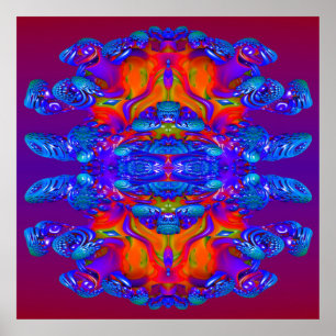 Abstract Reflections Poster