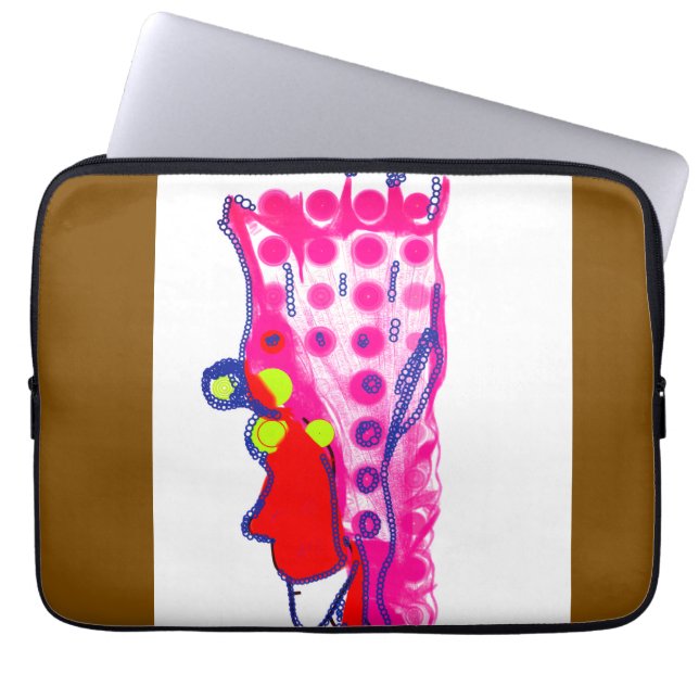 Abstract Regal Art Laptop Sleeve (Front)