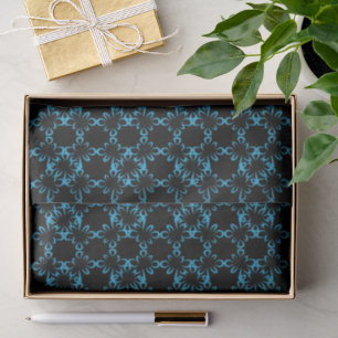 Abstract Repeat Pattern Geometric Eclipse Line Art Tissue Paper