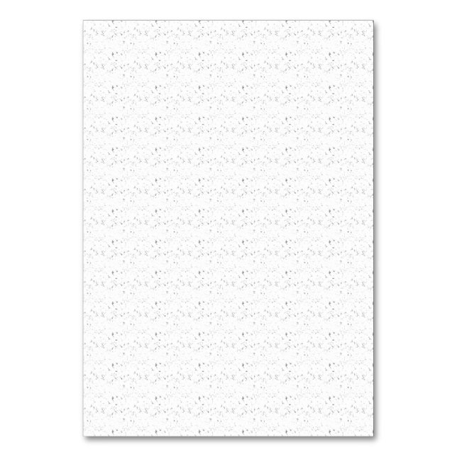 Abstract repeating pattern of small, scattered, da table number (Front)