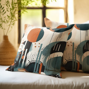 Abstract Retro Art, customisable Cushion