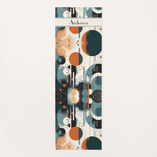 Abstract Retro Art, customisable Yoga Mat