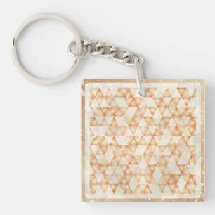 Abstract retro background key ring