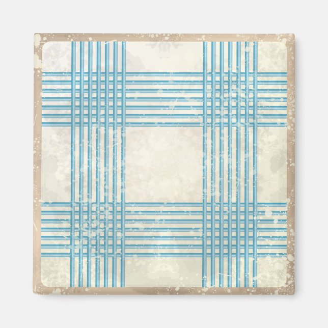 Abstract retro background magnet (Front)