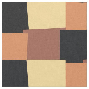 Abstract Retro Colour Geometric Pattern #5 Fabric