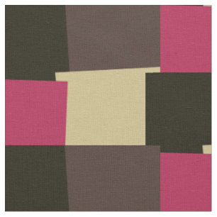 Abstract Retro Colour Geometric Pattern #9 Fabric