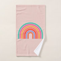 Abstract Retro Colourful Rainbow