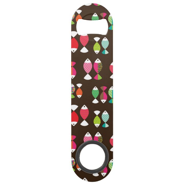 Abstract retro fish underwater pattern 2 (Front)