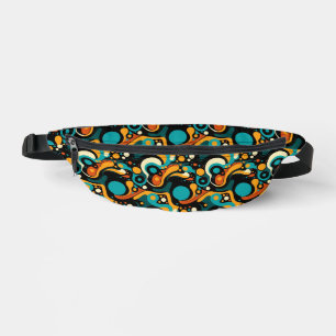 Abstract Retro Funk Bum Bags