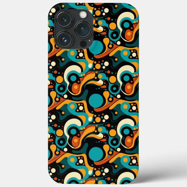 Abstract Retro Funk Case-Mate iPhone Case (Back)