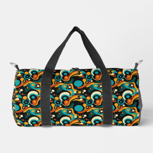 Abstract Retro Funk Duffle Bag