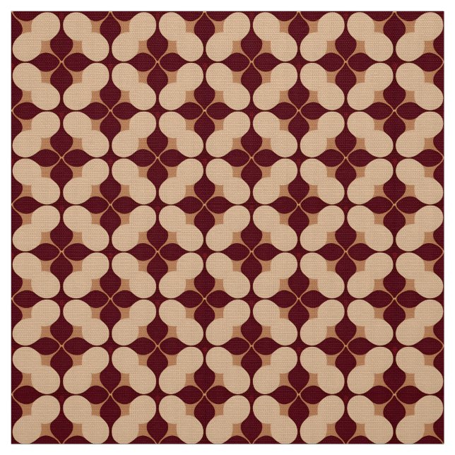 Abstract Retro Geometric Seamless Pattern Fabric (Swatch)