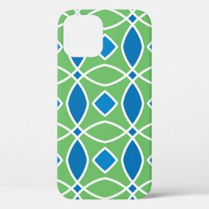 Abstract Retro Geometric seamless pattern with tri iPhone 12 Case