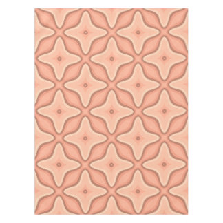 Abstract Retro Geometric Wallpaper in Warm Tones Tablecloth