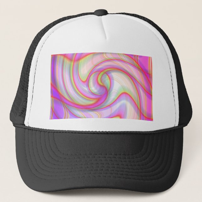 abstract retro pastell no. 2  created by Tutti Trucker Hat (Front)
