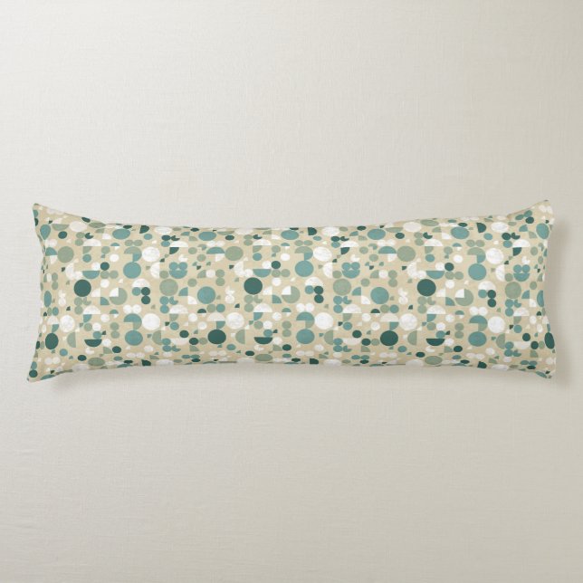 Abstract retro pattern body cushion (Front)