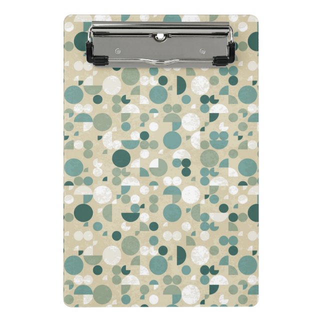 Abstract retro pattern mini clipboard (Front)