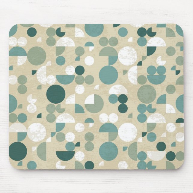 Abstract retro pattern mouse mat (Front)