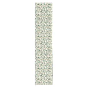 Abstract retro pattern short table runner