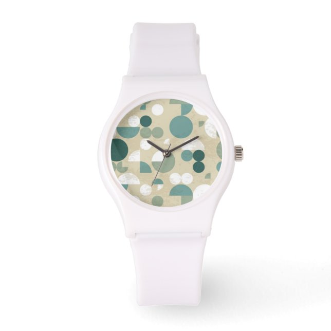 Abstract retro pattern watch (Front)