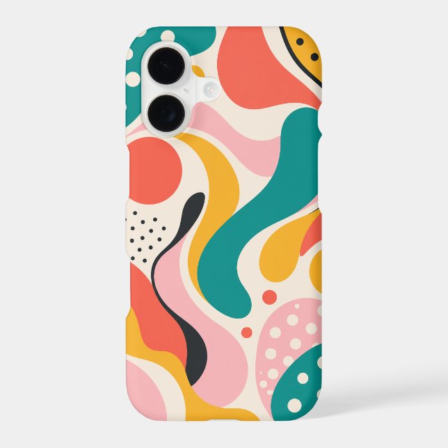 Abstract Retro Phone Case (Back)