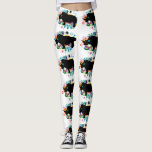 Abstract Rhino Leggings